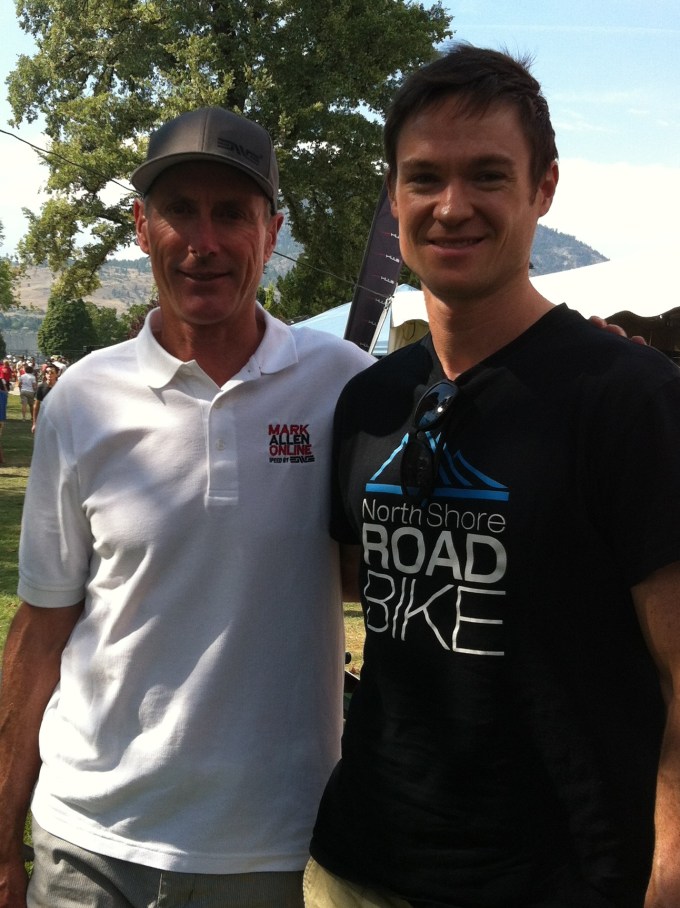 The Grip!  Mark Allen.  Was very cool to sit down and listen to him tell the stories of racing Dave Scott in 89 and chasing down Thomas Hellriegel in his final race on the big island.