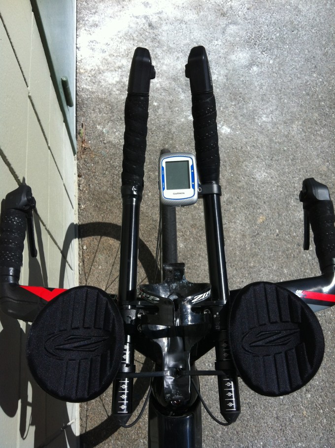 Ride view of the cockpit