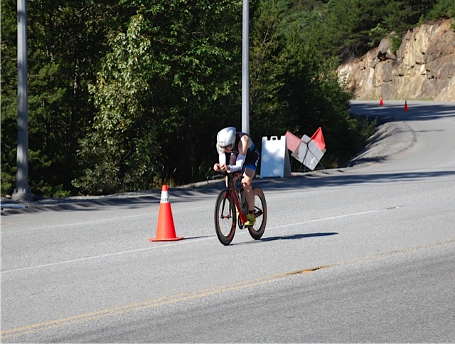1 loop Ironman Bike courses are usually pretty lonely for me.  I'm not complaining.  Was amazing to have the roads closed to traffic.