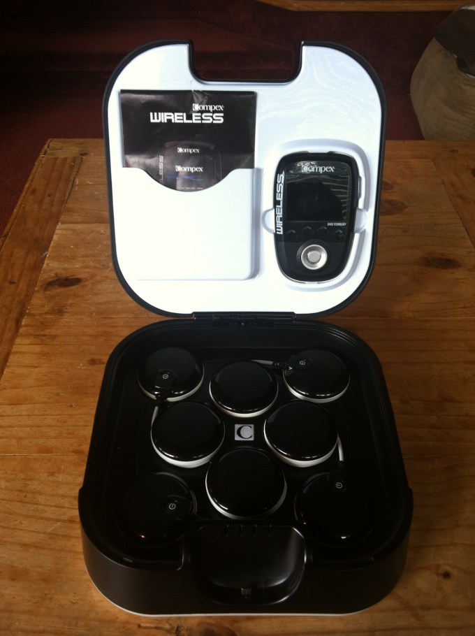 I've been using the Compex Wireless Unit for the last few months. Pretty sleek!